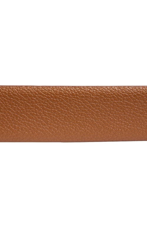 Vince Camuto Sculptural Faux Leather Belt In Brown