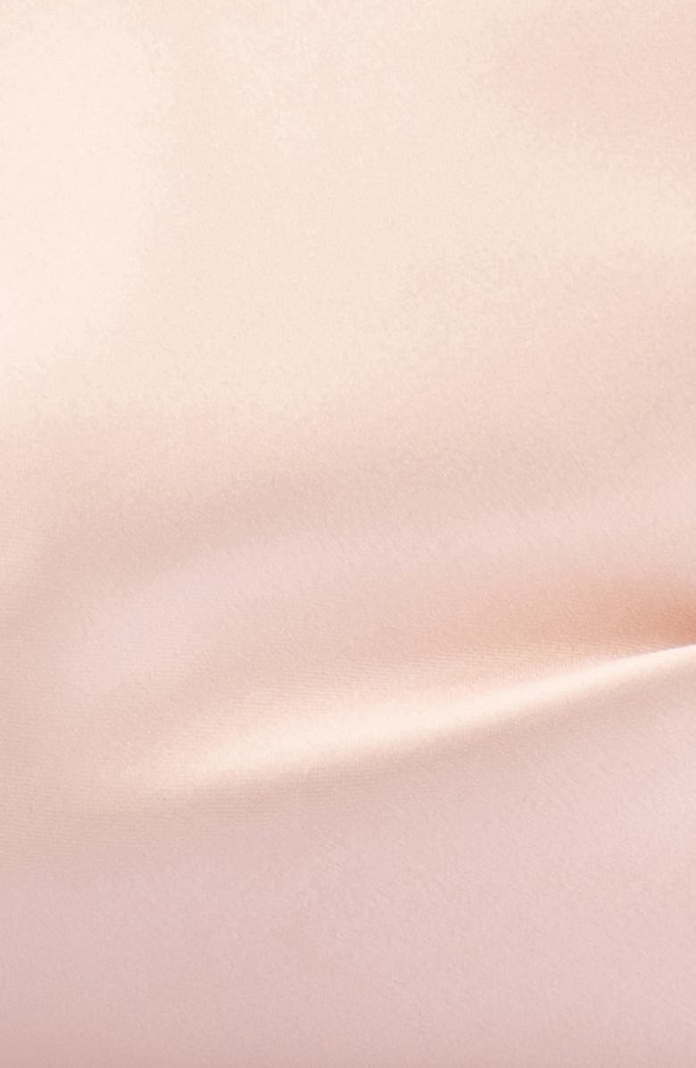 Olga Berg Jule Satin Top Handle Bag, Alternate, color, Natural