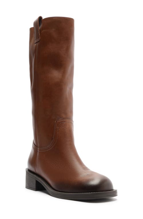 Arezzo Hadley Knee High Boot In Brown