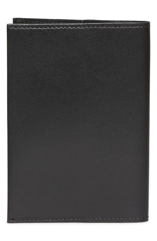 The Row Leather Passport Holder In Black