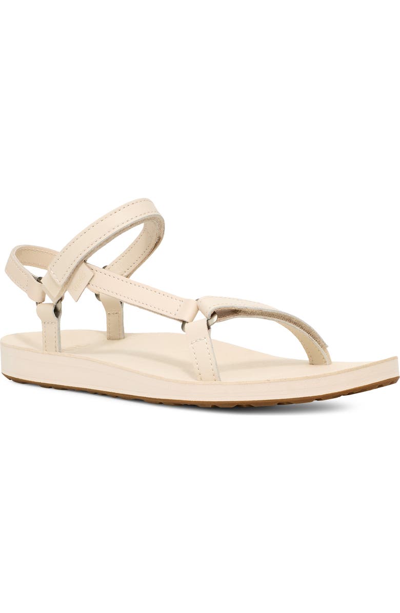 Teva Original Universal Slim Leather Sandal, Main, color, Birch