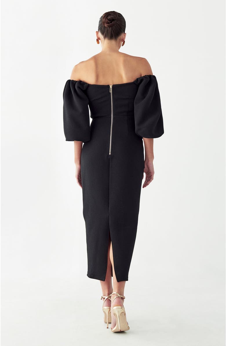 BWLDR Jessamy Dress, Alternate, color, Black