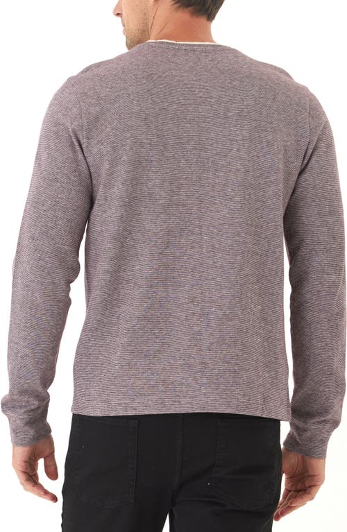 Threads 4 Thought The Charles Double Knit Henley In Purple