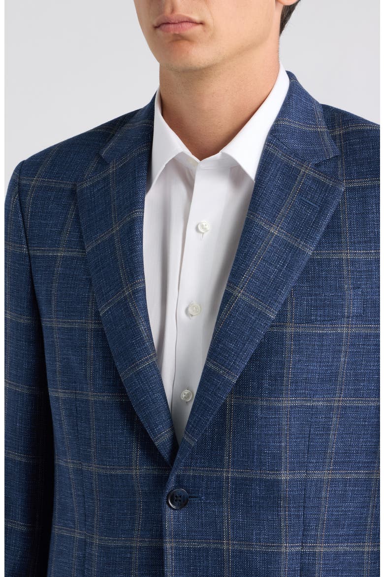 Flynn Classic Wool Sport Coat, Alternate, color, BLUE