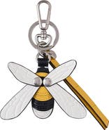 Mulberry Bumble Bee Leather Keyring & Bag Charm