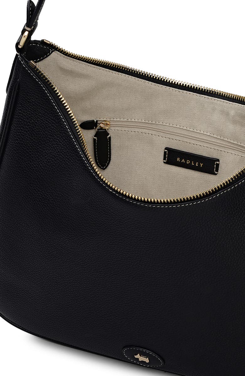 Radley Heath Crescent Large Shoulder Bag, Alternate, color, Black