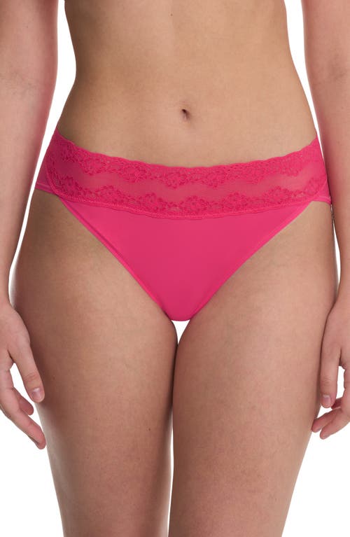Natori Bliss Perfection One Size French Cut Briefs In Pink