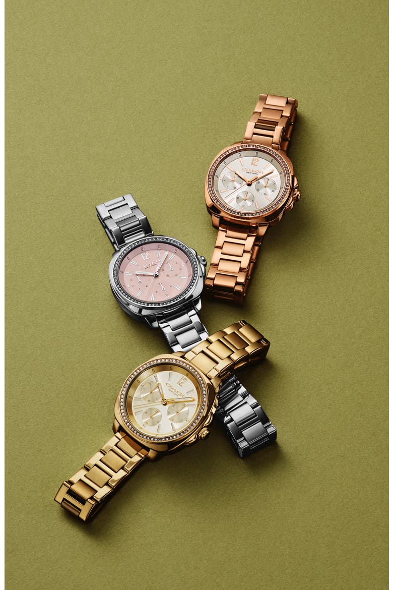 Kitt Bracelet Watch, 34mm, Alternate, color, GOLD