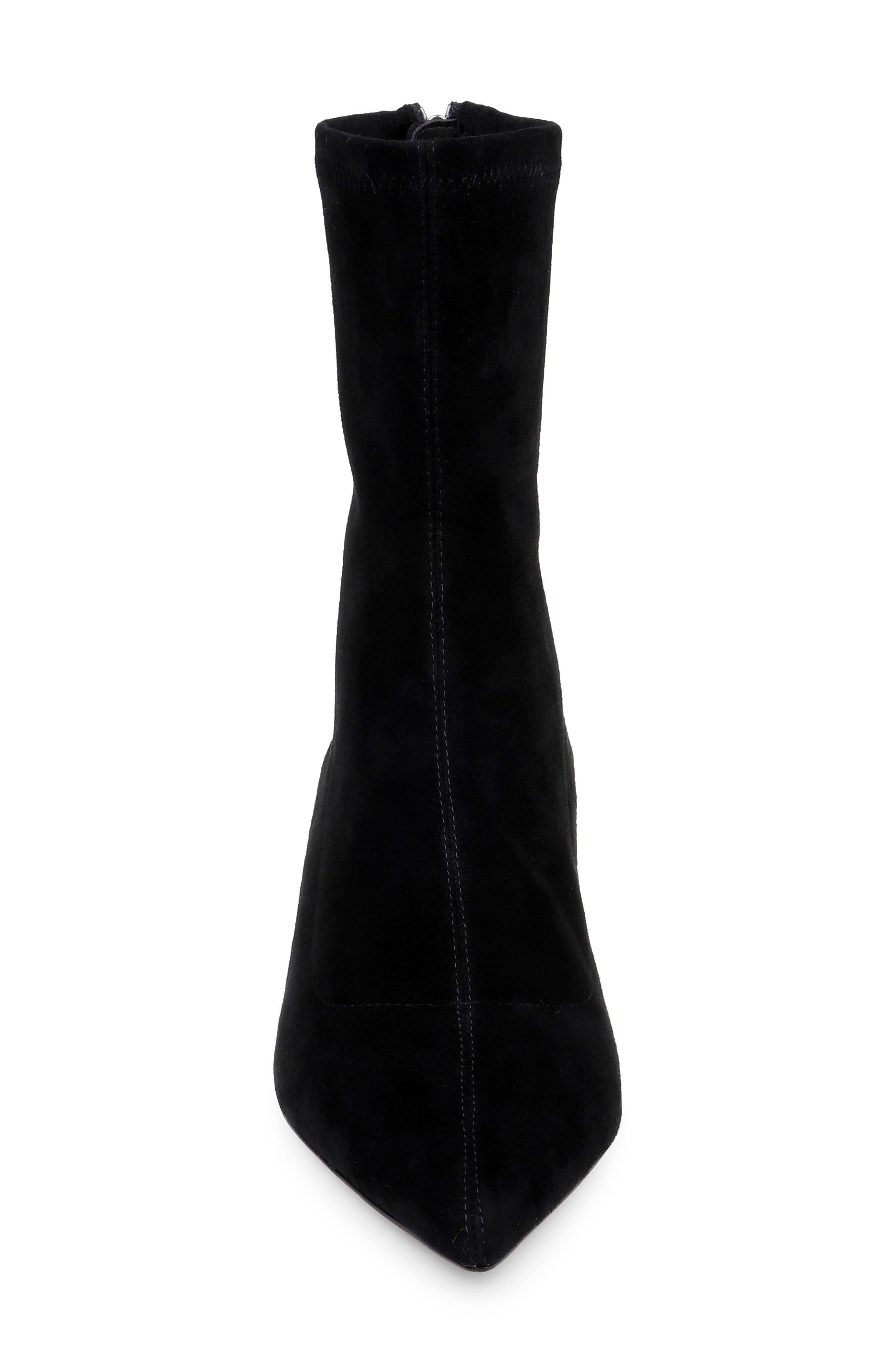 Astoria Pointed Toe Bootie, Alternate, color, BLACK STRETCH