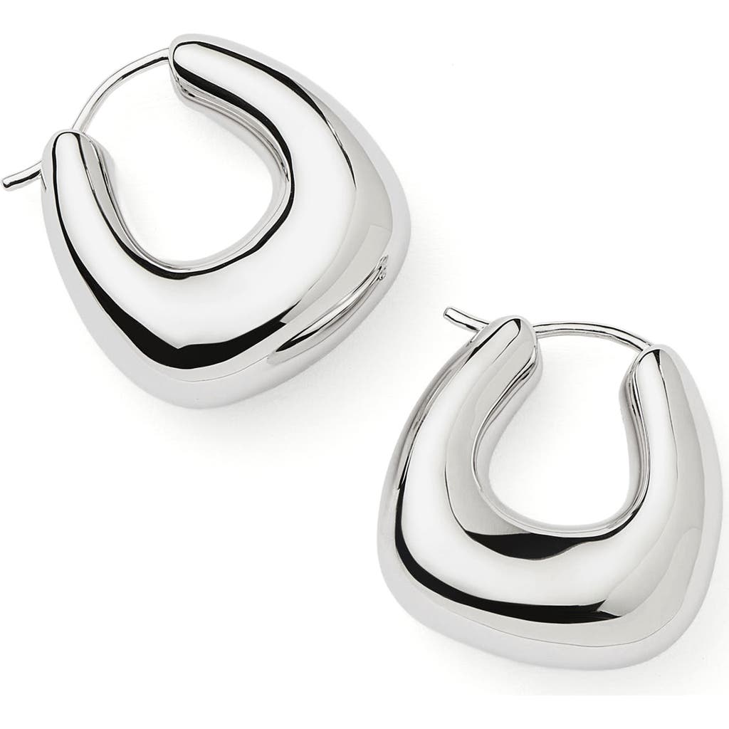 Missoma Sculptural Chubby Small Hoop Earrings