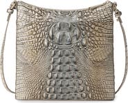 Brahmin Katie Croc Embossed Leather Crossbody Bag