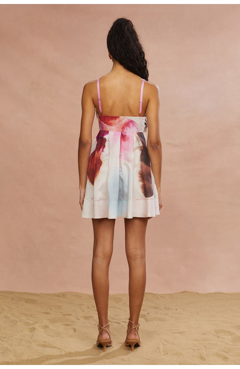 AMUR Allison Printed Mini Dress, Alternate, color, Mirage