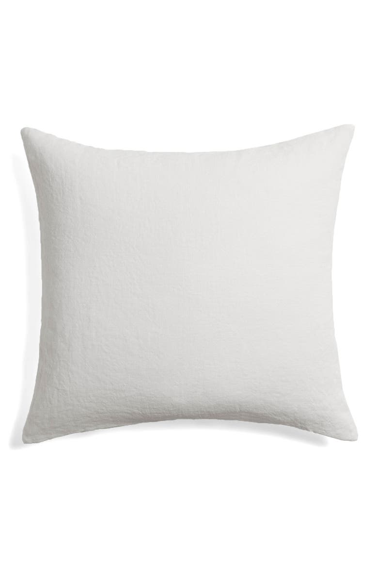 Linen Accent Pillow Cover, Main, color, ANTIQUE WHITE
