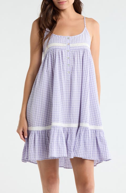 Seersucker Ginngham Nightgown