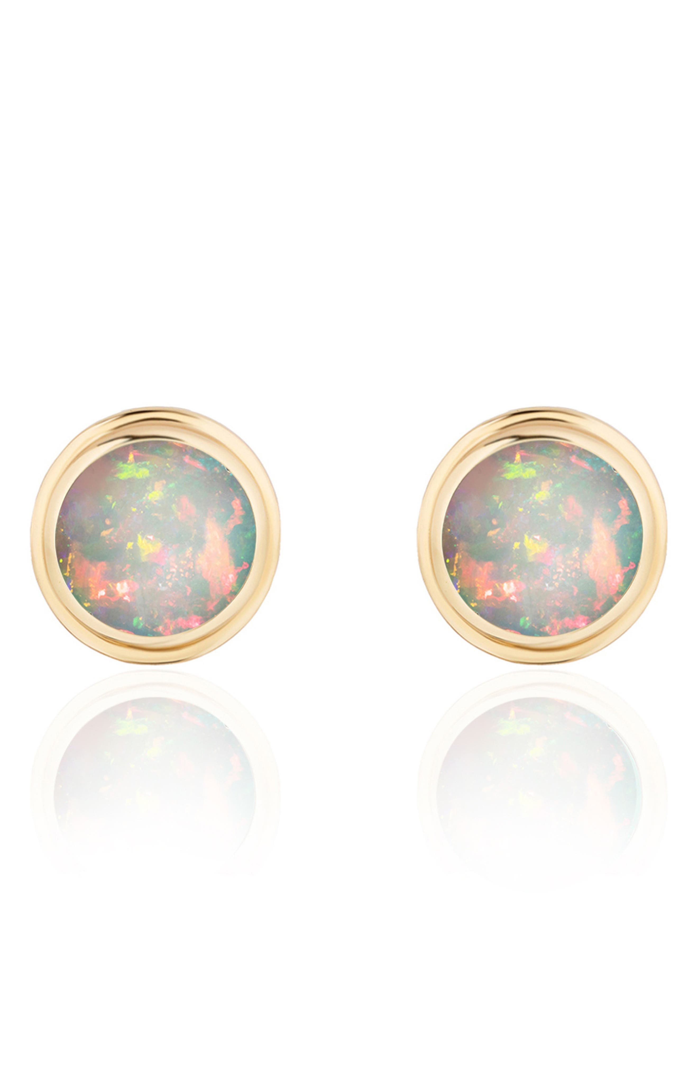 selected 18K YELLOW GOLD/ OPAL