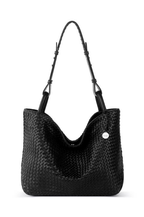 Los Feliz Medium Tote Woven Leather Bag