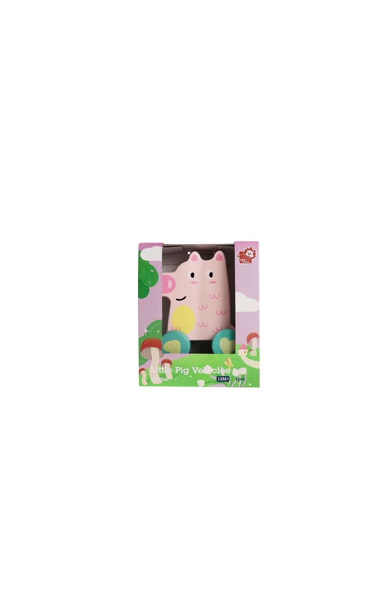 Leo & Friends Wooden Pink Pig Vehicle Toy, Alternate, color, Pink