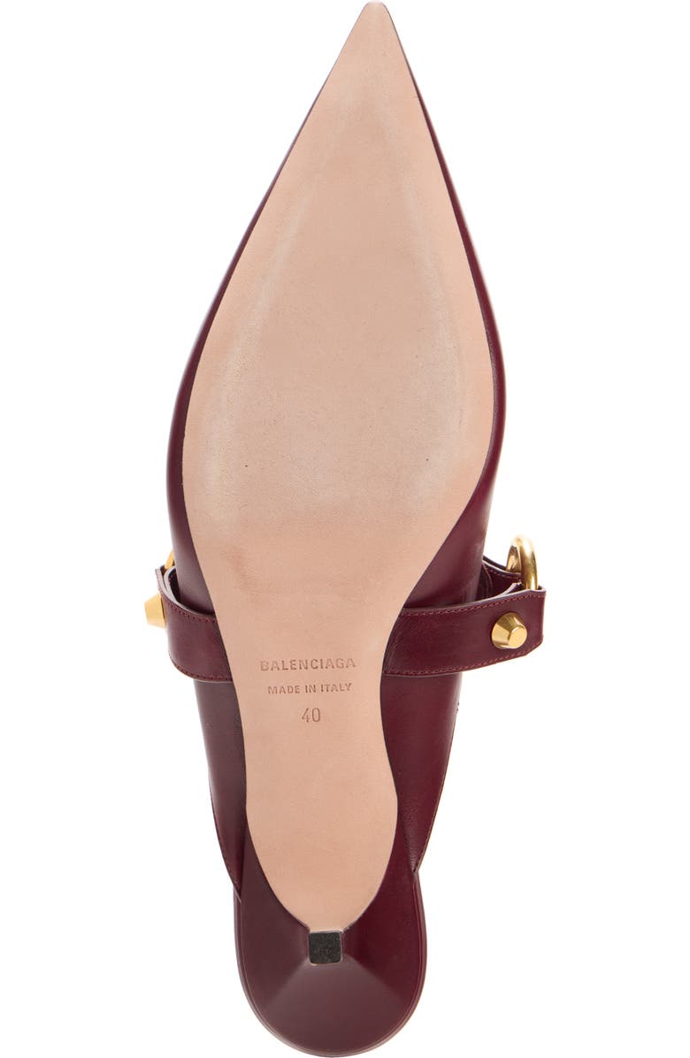 Balenciaga City Mule, Alternate, color, Bordeaux