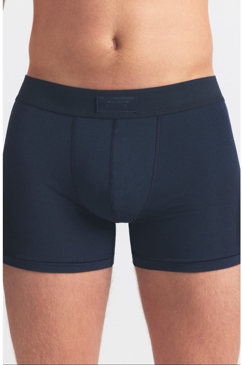 3-Pack 3-Inch Cotton & Modal Blend Boxer Briefs, Alternate, color, BLUE BLACK MULTI