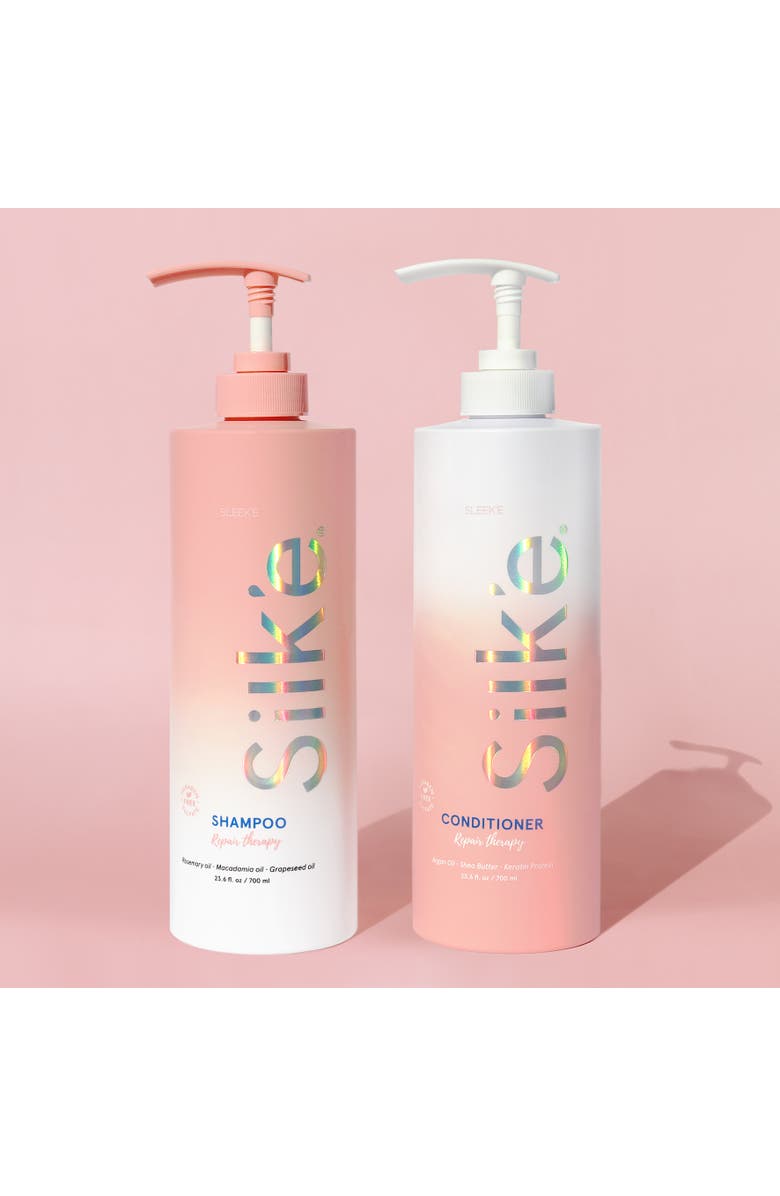SLEEKE HAIR Silk'e Shampoo and Conditioner Gift Set, Alternate, color, Light Pink