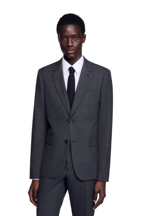 Wool suit jacket