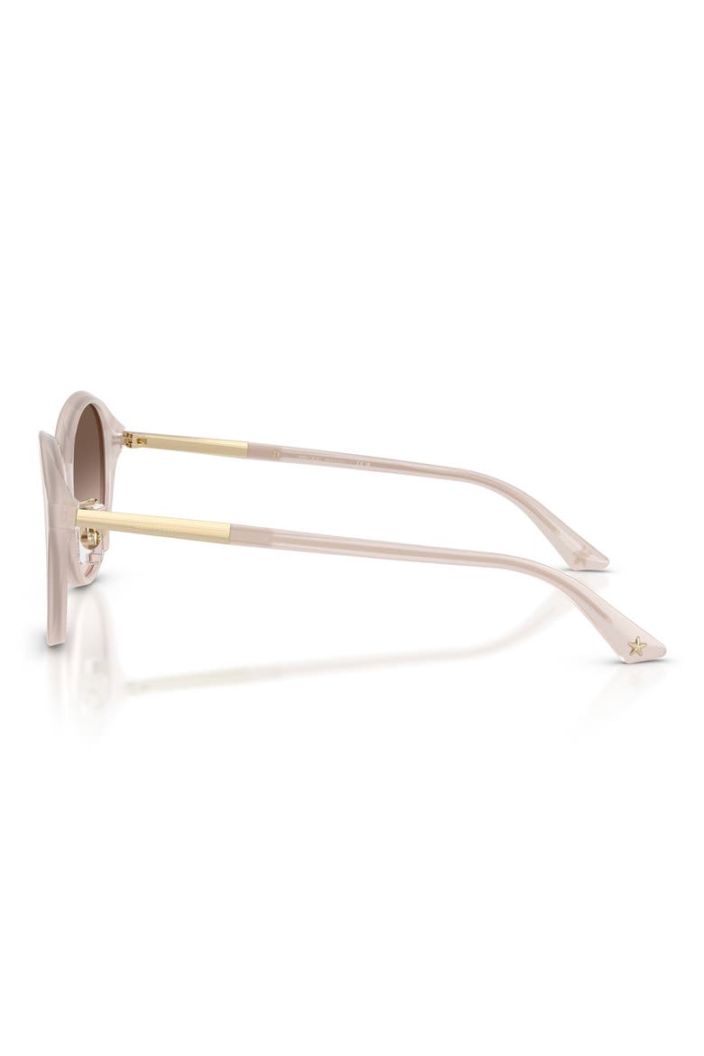 54mm Phantos Sunglasses, Alternate, color, OPAL TAUPE / PINK DARK GREY