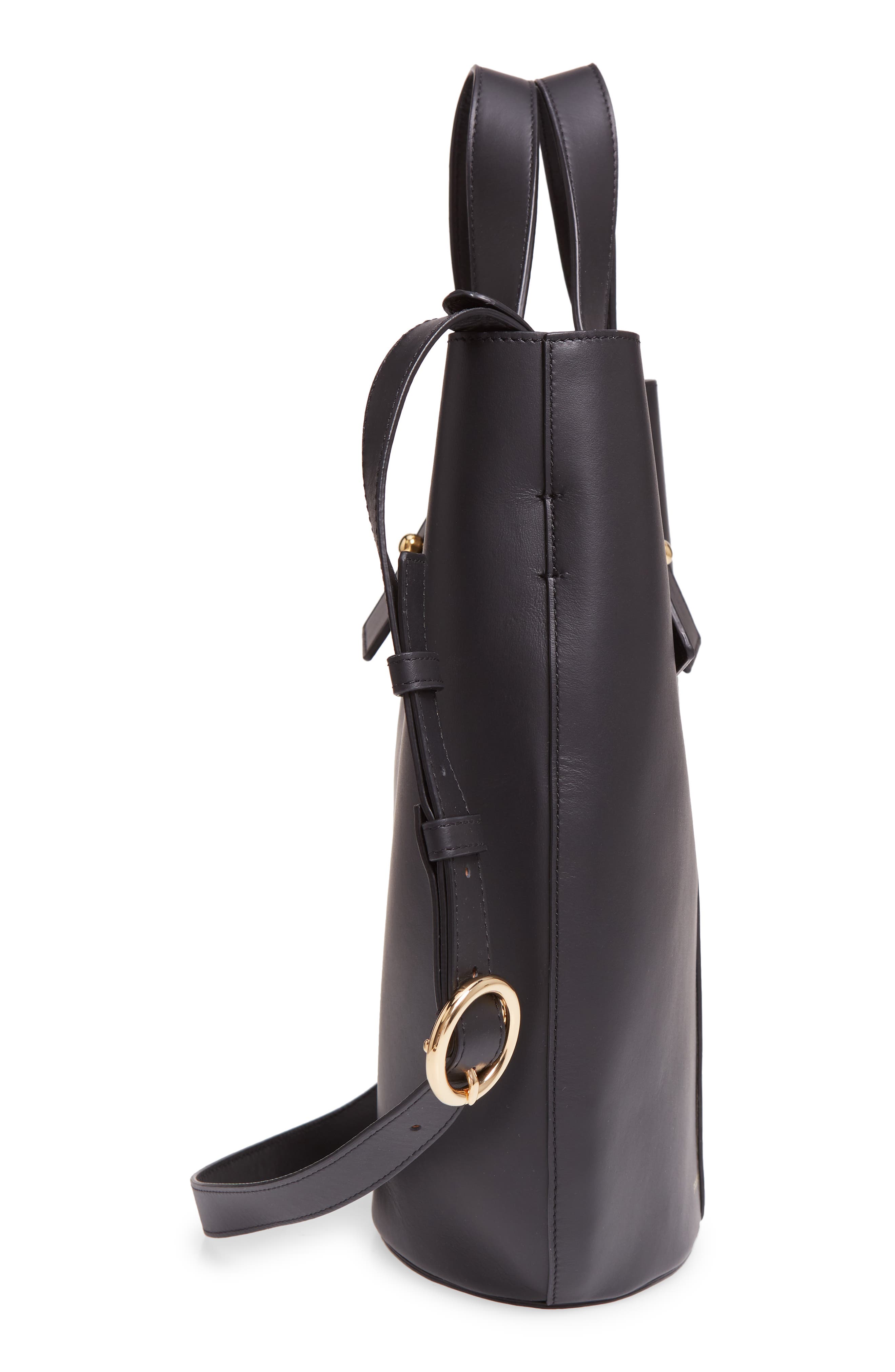 FRAME Medium Les Second Vase Leather Shoulder Bag, Alternate, color, 