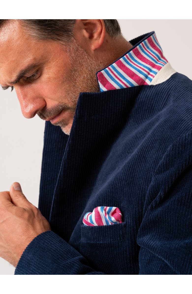 Koy Clothing Premium Blend Corduroy Blazer, Alternate, color, Blue