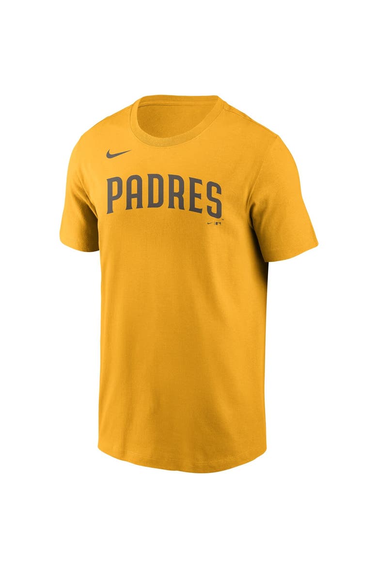 Men's Nike Fernando Tatis Jr. Gold San Diego Padres Name & Number T-Shirt, Alternate, color, Gold