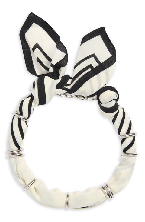 Silk Scarf Collar