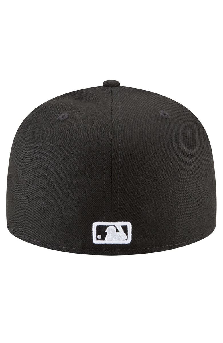 New Era Men's New Era Black Los Angeles Dodgers 2024/25 Back-to-Back Champions Diamond Side Patch 59FIFTY Fitted Hat, Alternate, color, Black