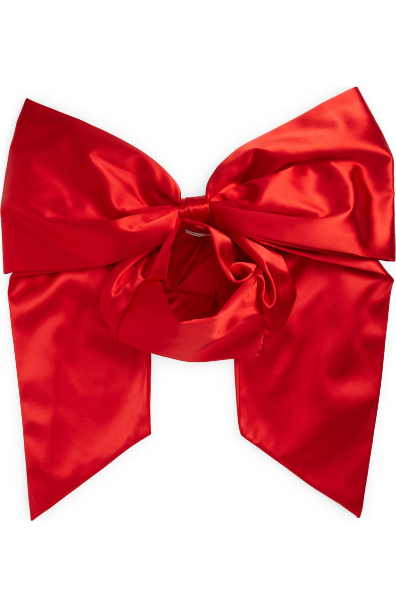 Sandy Liang Small Regalo Satin Handbag, Alternate, color,