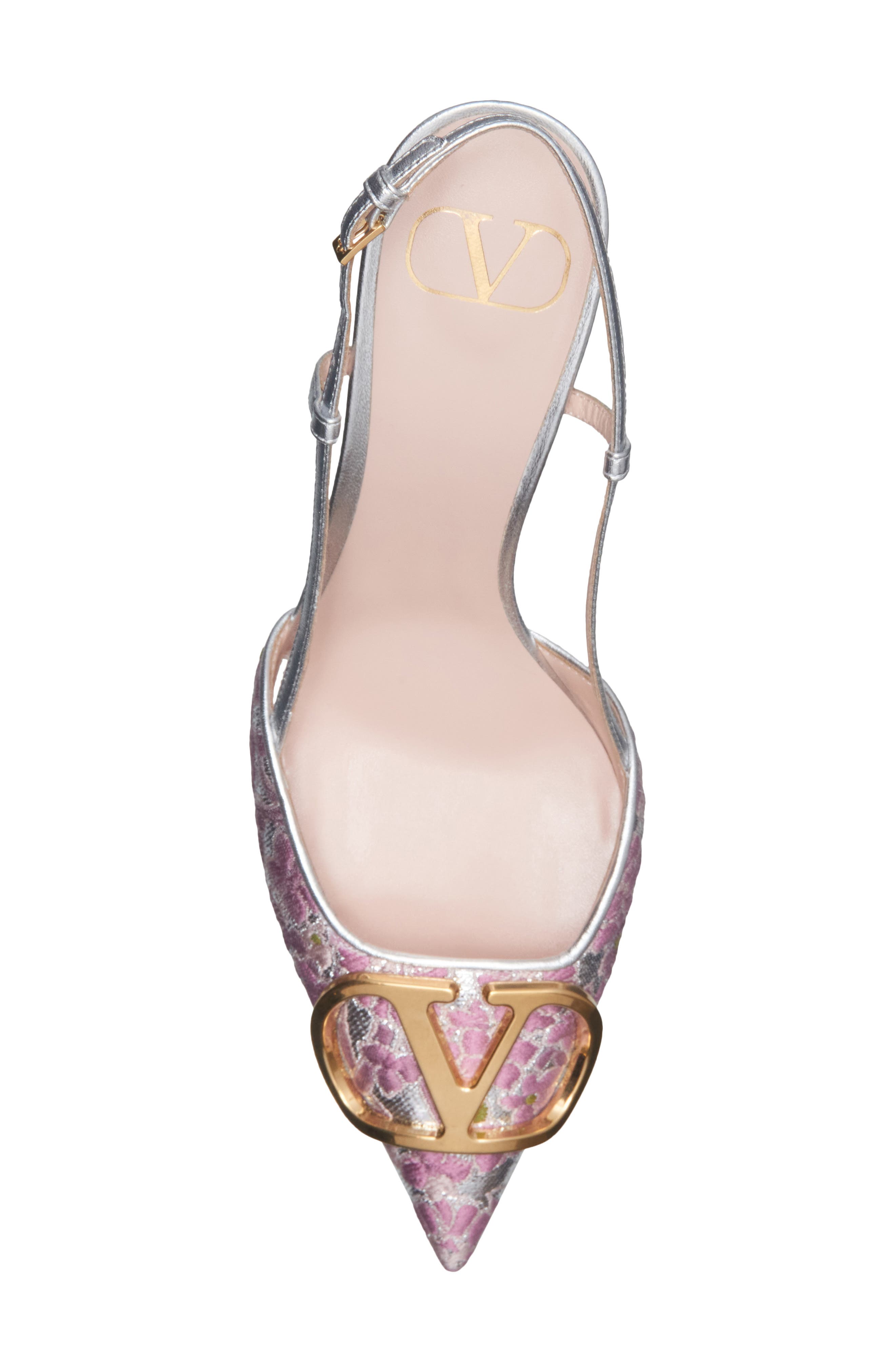 VLOGO Signature Slingback Pump, Alternate, color, DUSTY ROSE