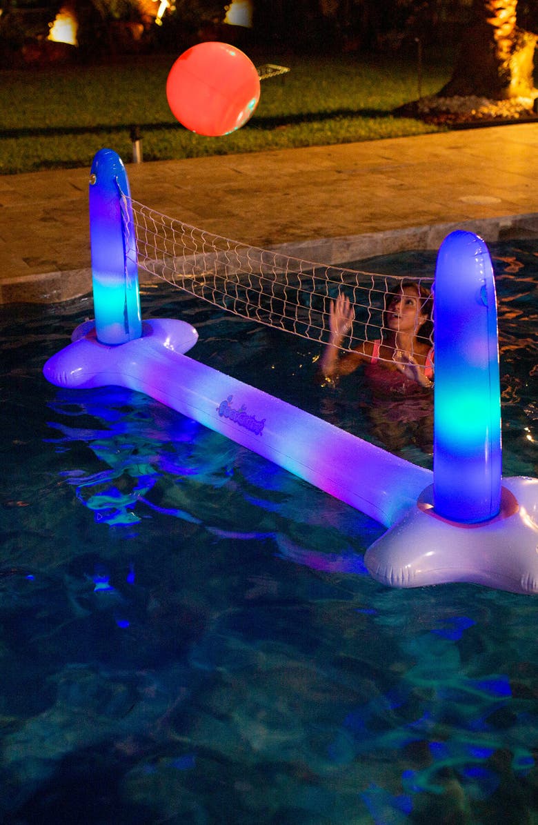 POOLCANDY Giant LED Volleyball Pool Set, Alternate, color, 