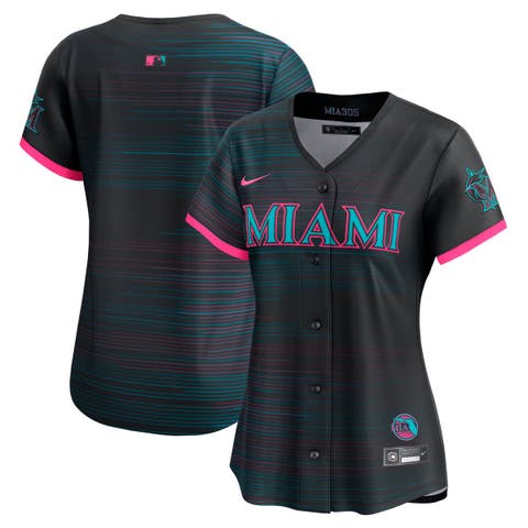 Women's Nike Black Miami Marlins 2025 City Connect Limited Jersey
