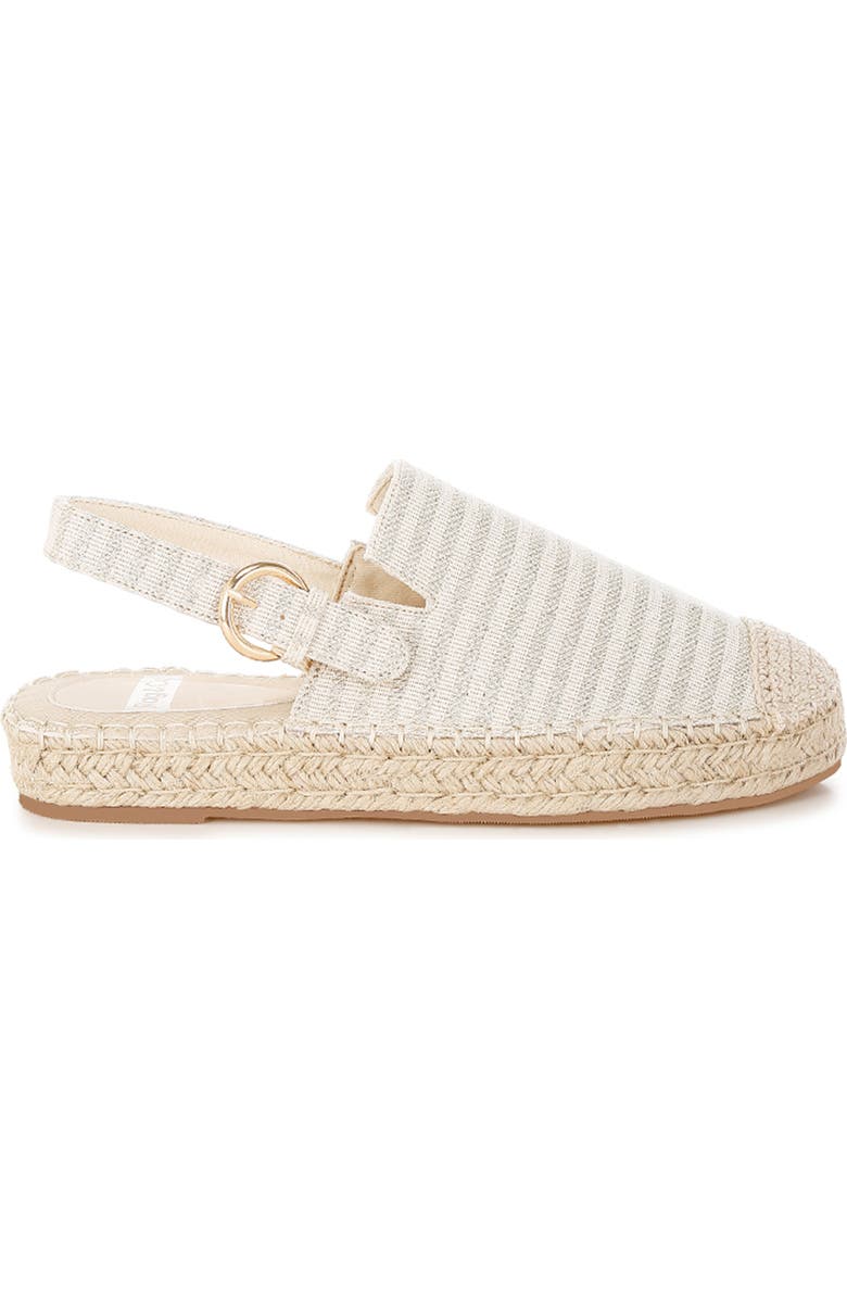Rag & Co Zalli Slingback Espadrille Flat, Alternate, color, Beige