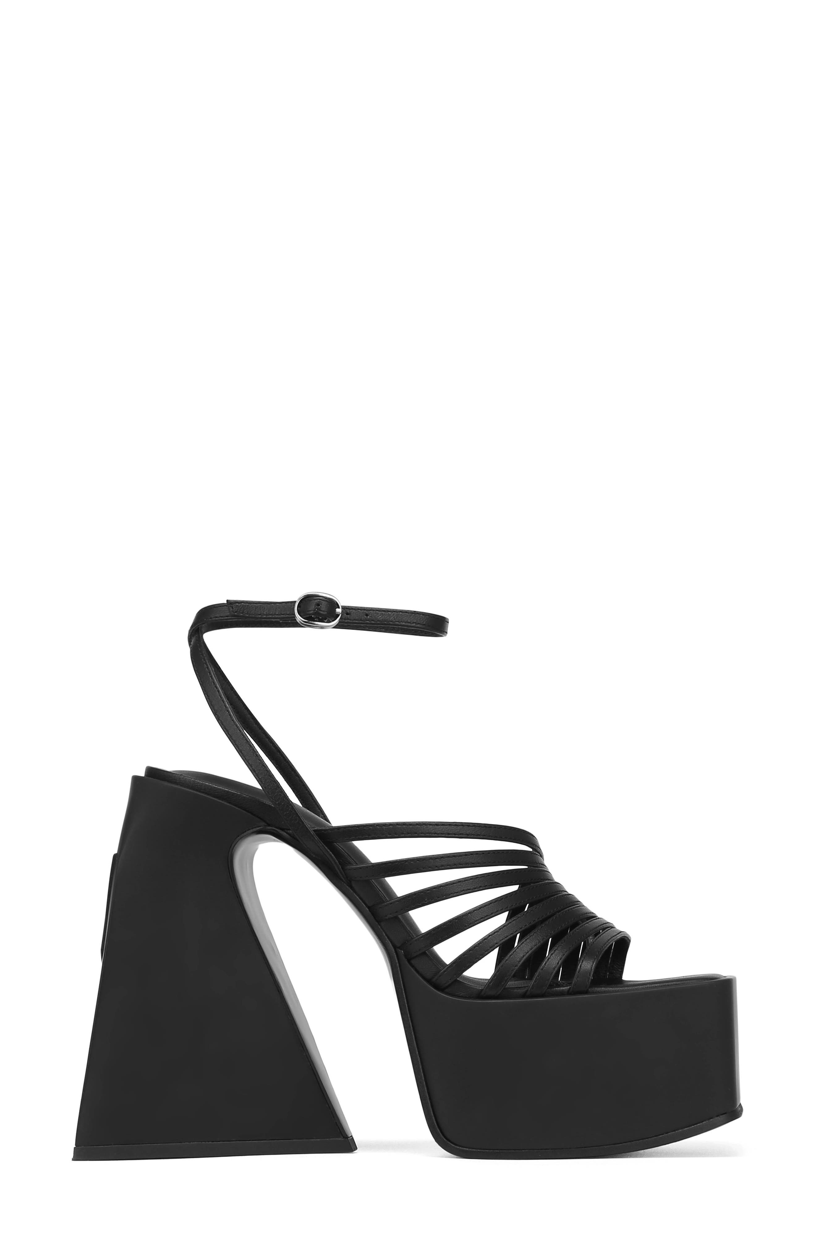 Naked Wolfe Emerald Strappy Platform Sandal, Alternate, color, 