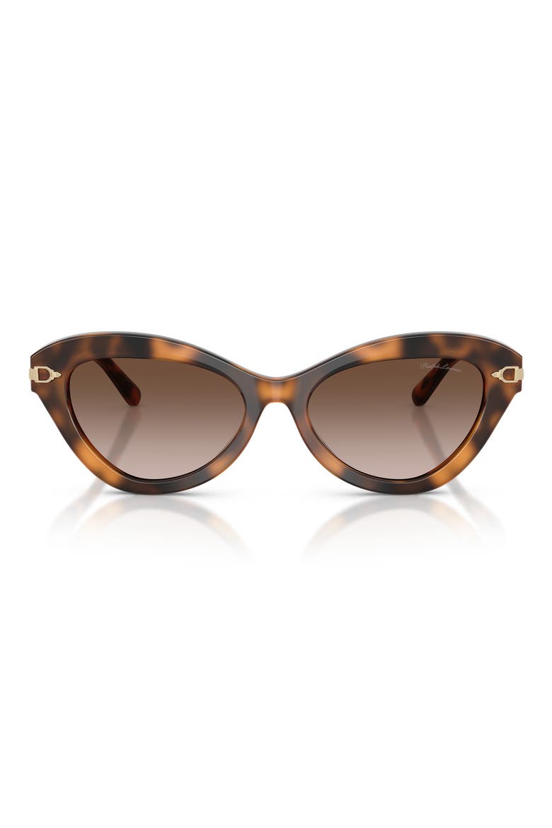 RL8236U 54mm Cat Eye Sunglasses, Main, color, HAVANA / GRADIENT BROWN