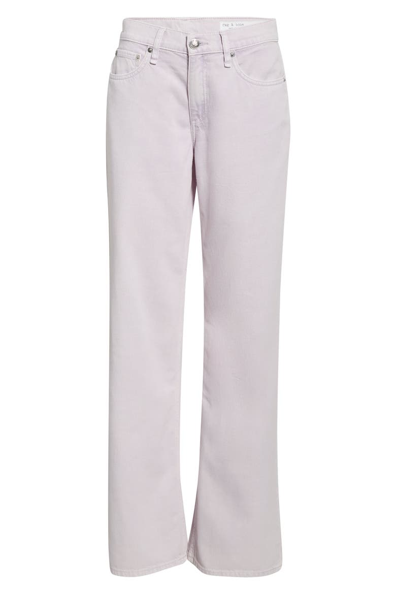 Cam Featherweight Low Rise Relaxed Straight Jeans, Alternate, color, LILAC