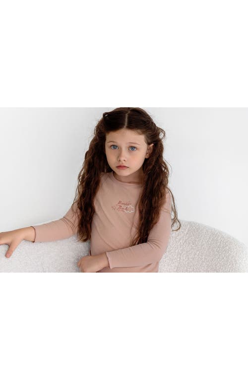 Pouf Bonne Nuit Pj In Dusty Pink