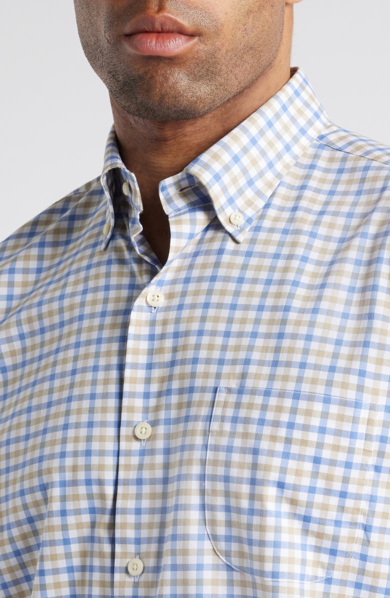 Peter Millar Gardner Crown Lite Performance Button-Down Shirt, Alternate, color, Blue Freesia