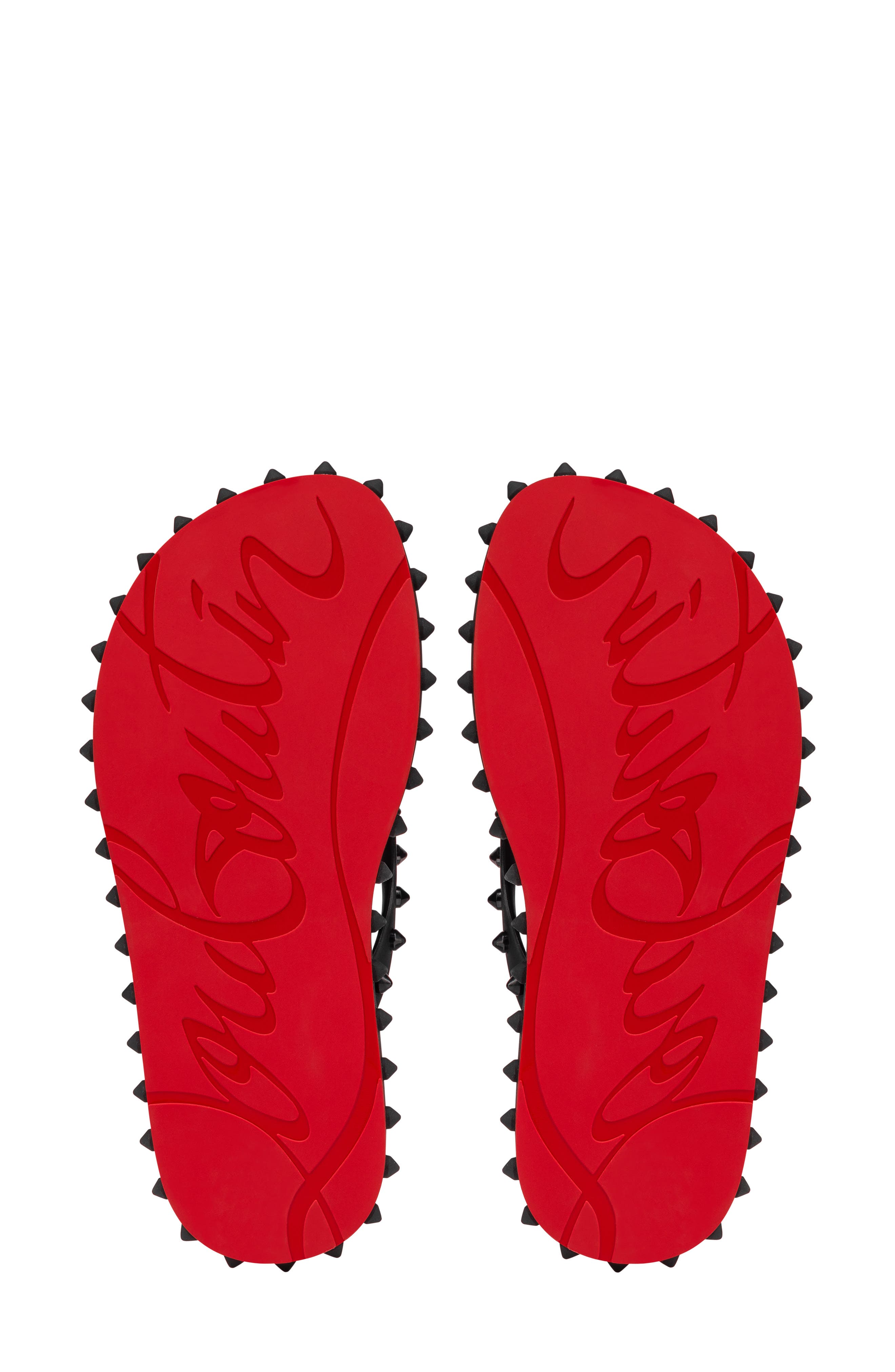 Christian Louboutin Super Loubi Flip Flop, Alternate, color, Black