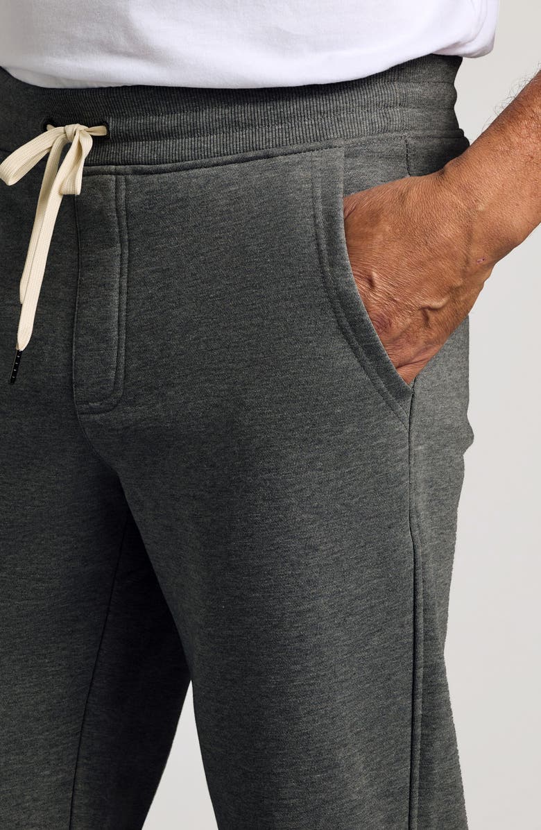 True Classic Fleece Joggers, Alternate, color, Charcoal Heather Gray