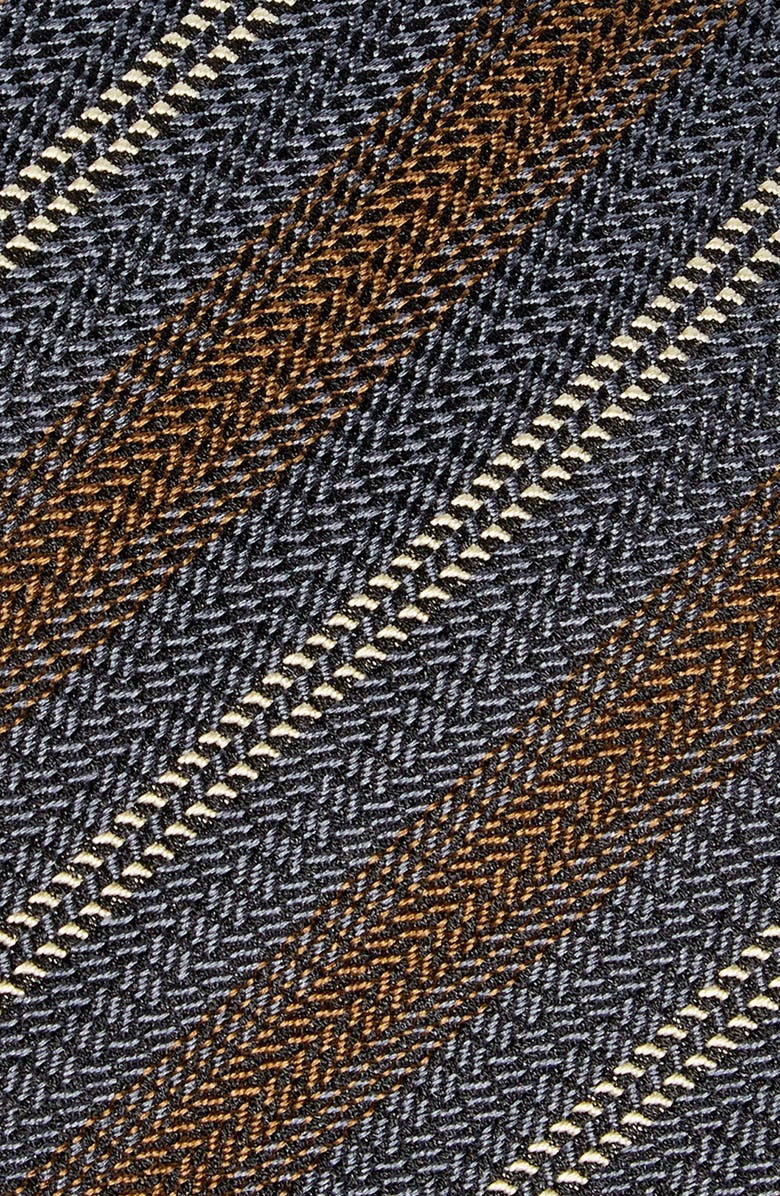 Brioni Stripe Silk Tie, Alternate, color, 