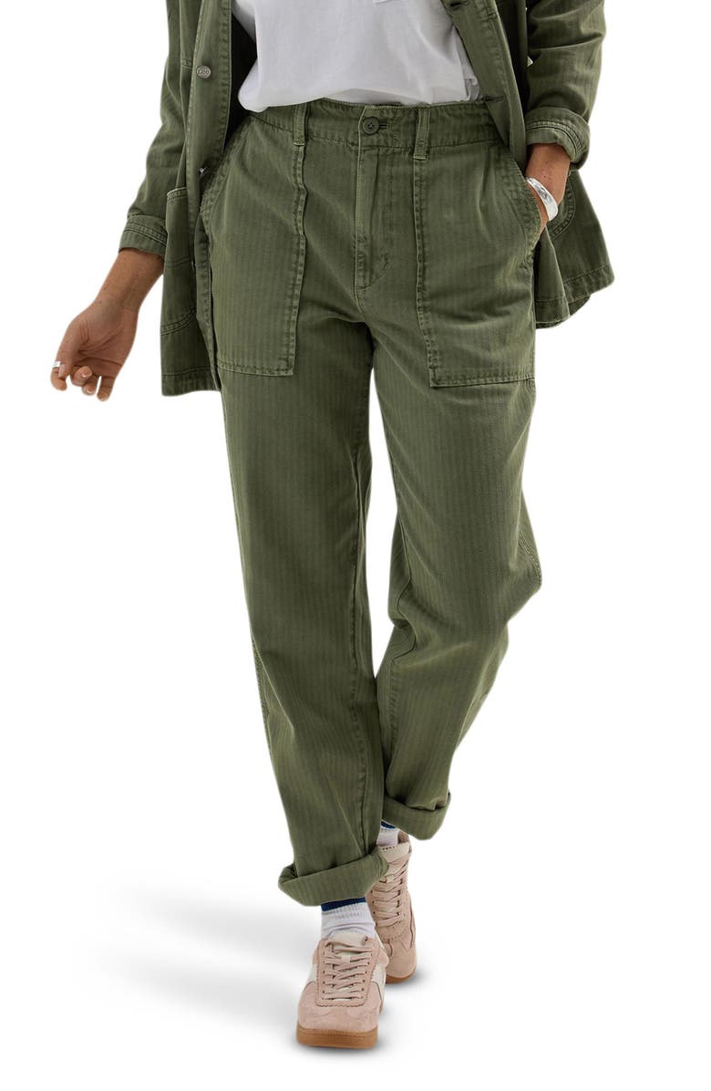 Lee Slouchy Utility Pants, Main, color, Mercantile Green