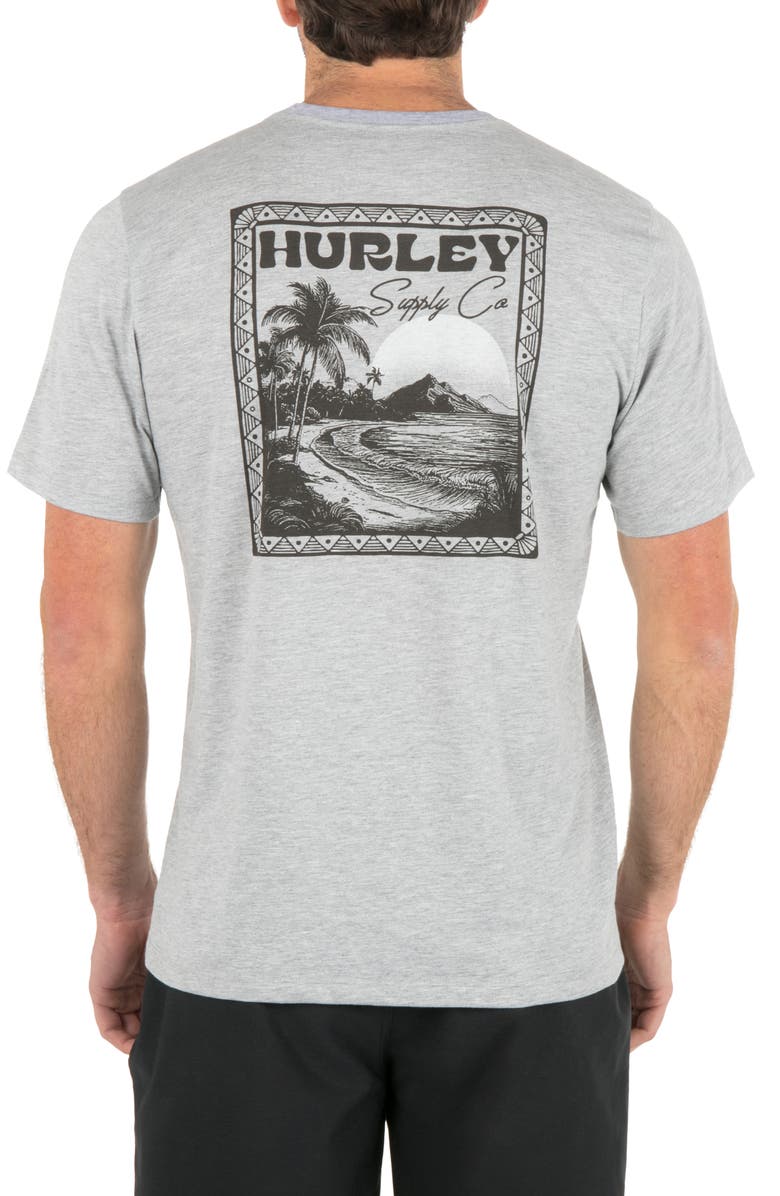 Hurley Island Scape Cotton Graphic T-Shirt, Alternate, color,