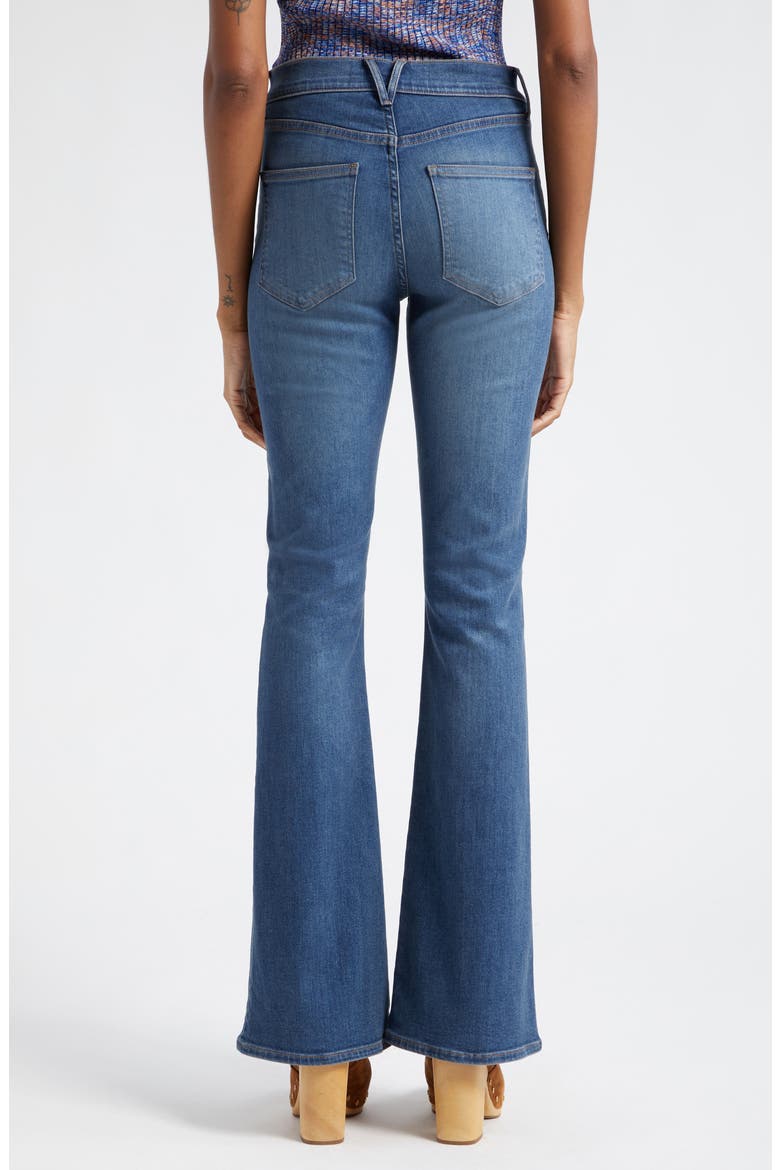 Beverly High Waist Slim Crop Flare Jeans, Alternate, color, THRILLER