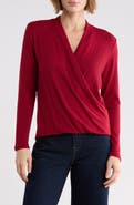 WEST K Surplice Knit Top