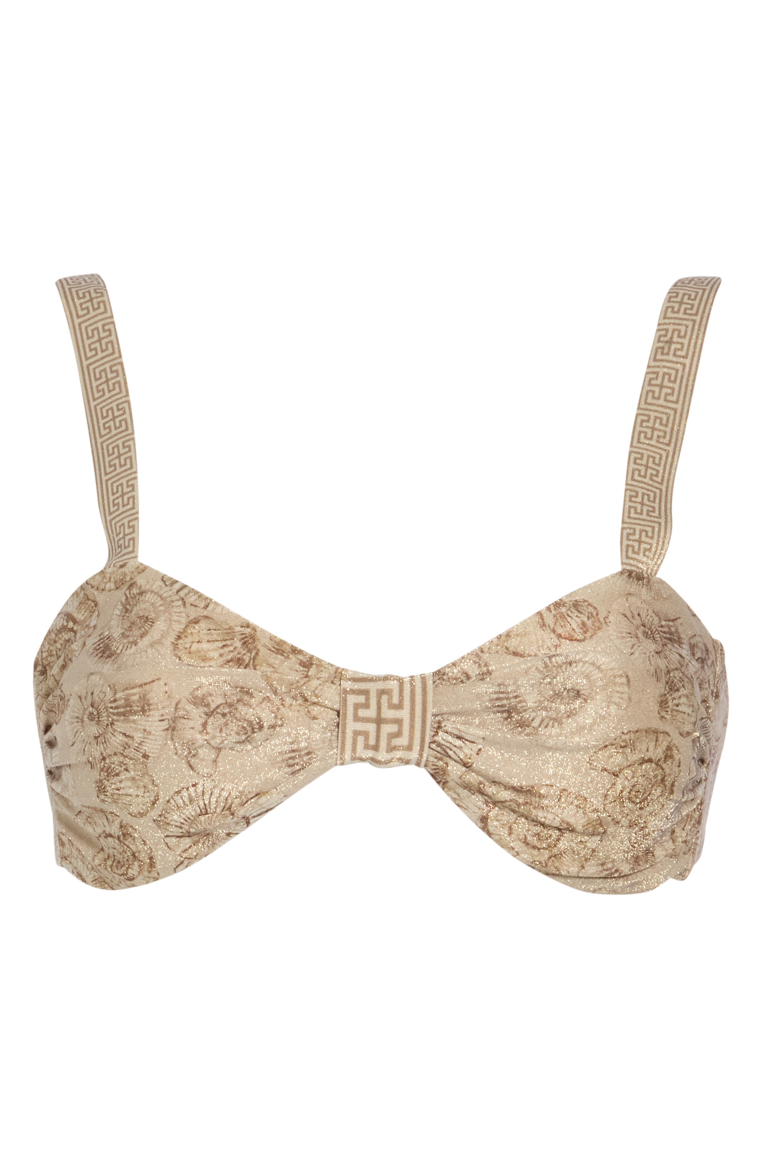 Cosita Linda Shell Print Bikini Top