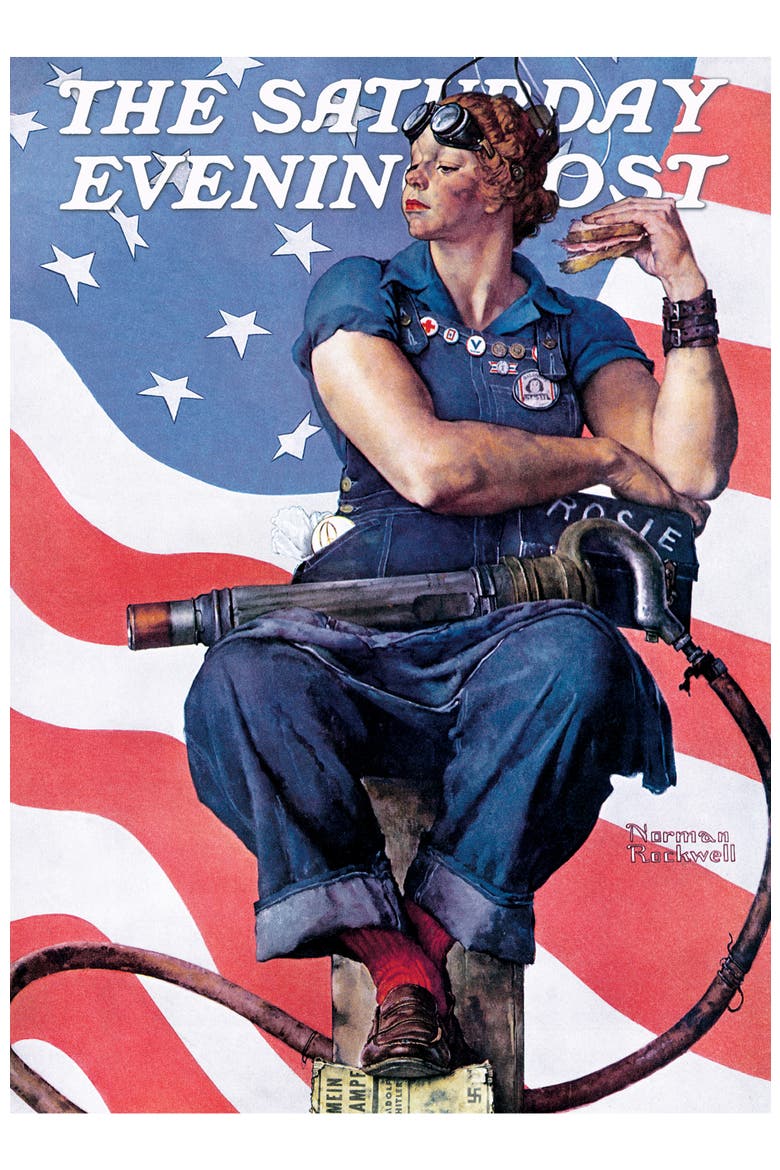 Rosie the Riveter 1000 Piece Puzzle, Alternate, color, Multicolor